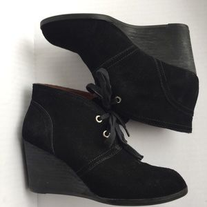 Lucky Brand Black Wedges 7.5